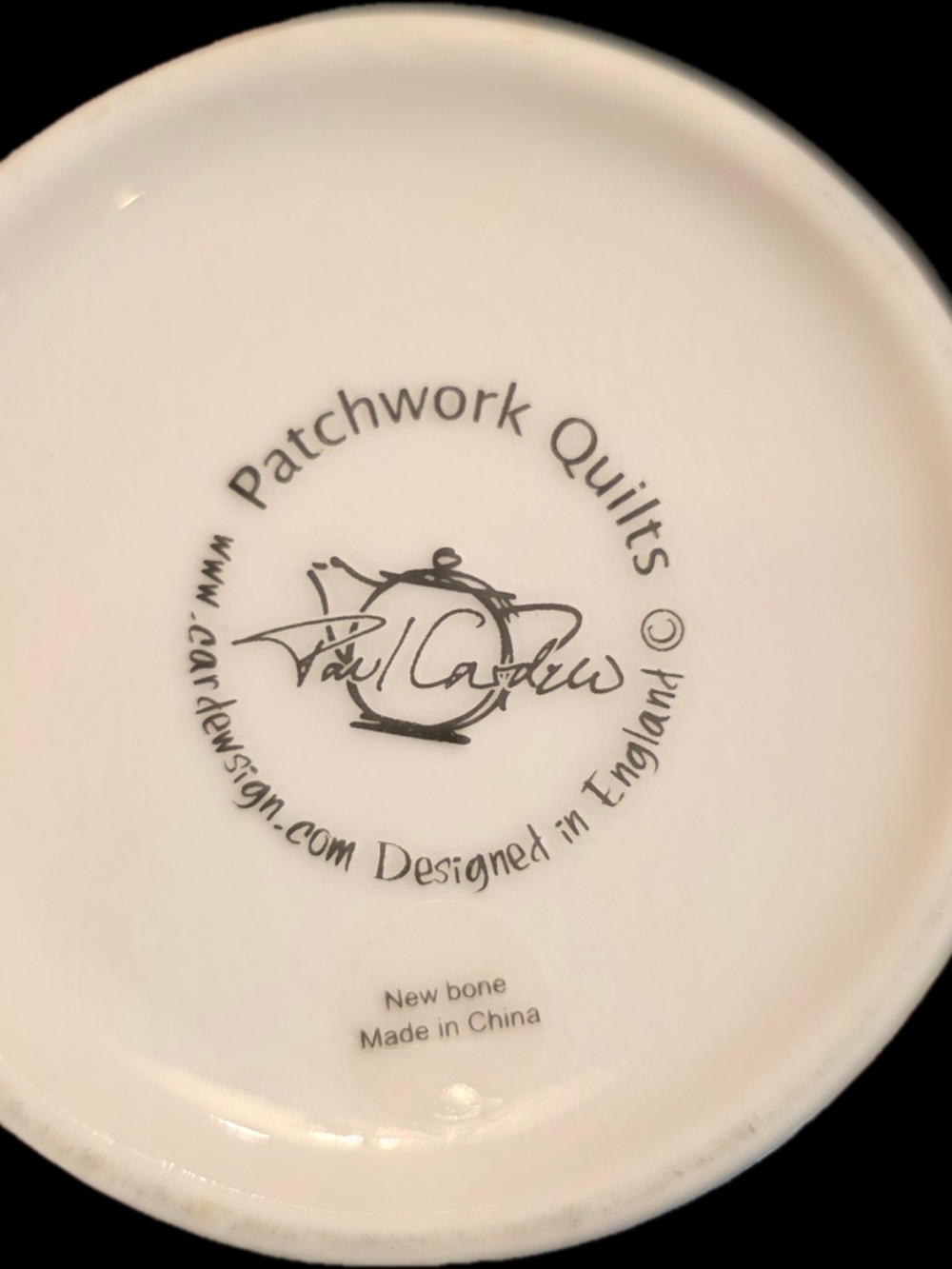 Patchwork Pattern Ceramic Coffee Mug - Multicolor - Picture 5 of 9